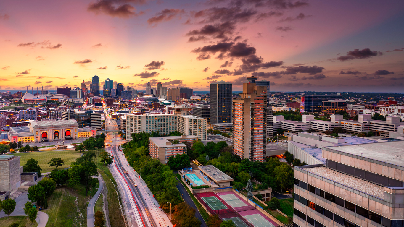 Panoramic Image of Kansas City, KS